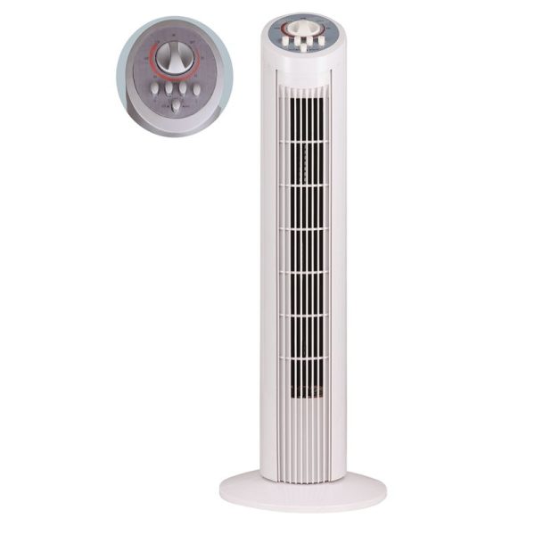 Ventilador de torre oscilante