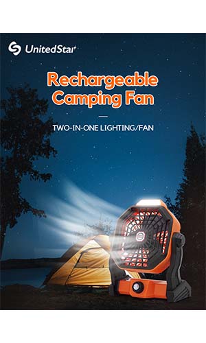 rechargeable fan