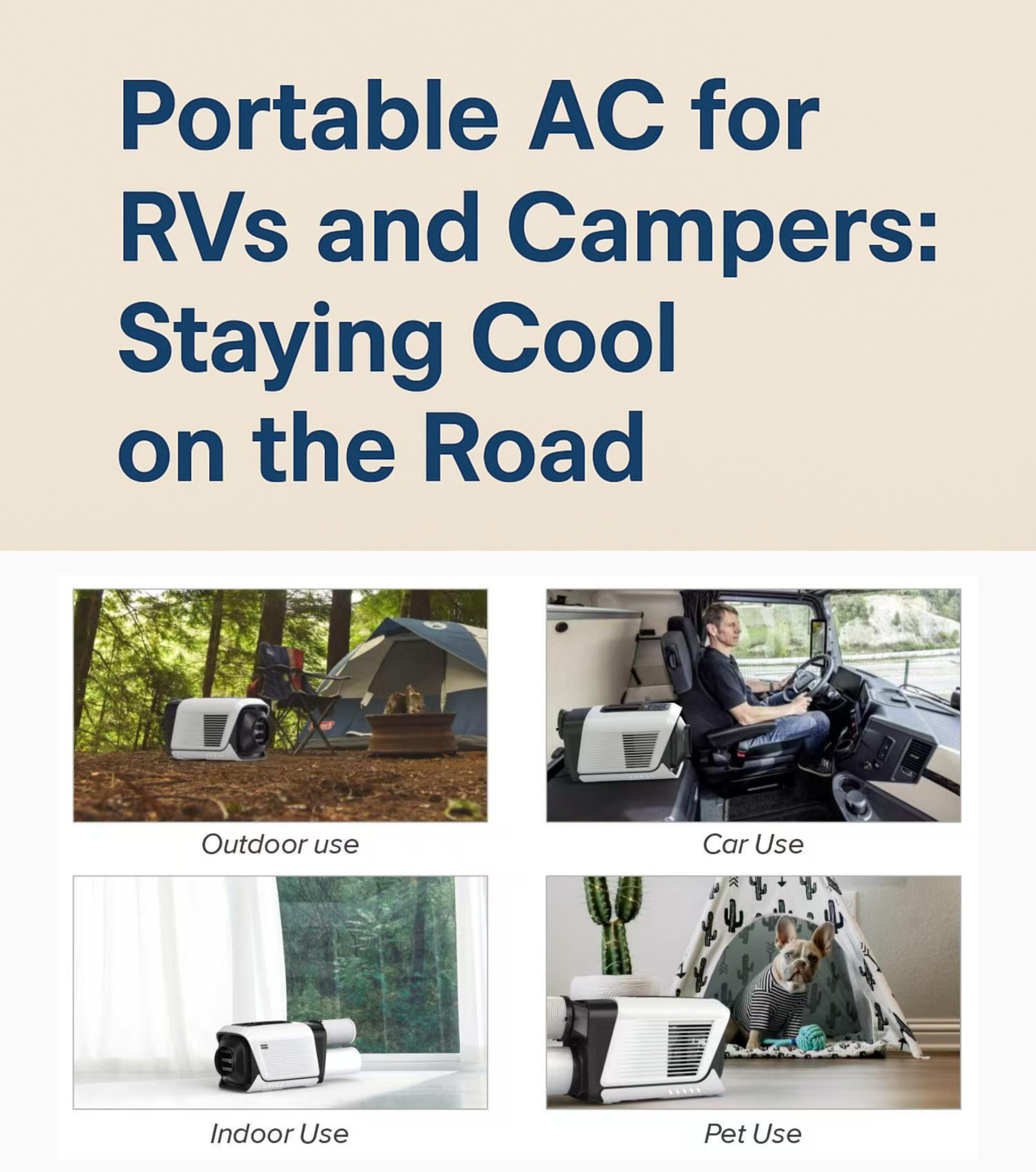 Portable AC for RVs and Campers: Staying Cool on the Road