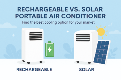 Rechargeable vs. Solar Portable Air Conditioner