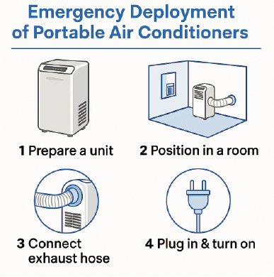 Portable AC as Emergency Climate Backup in Schools & Offices